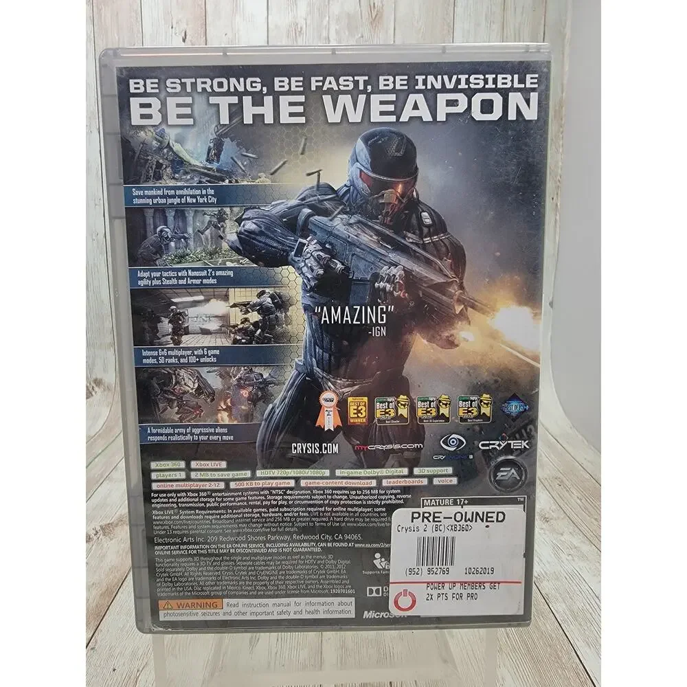 Crysis 2 for Microsoft Xbox 360 Platinum Hits Best Seller